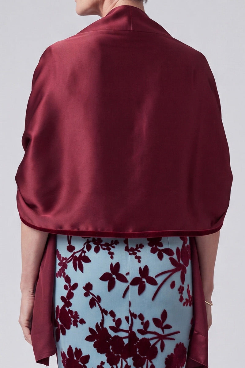 Load image into Gallery viewer, Floral Lake Blue Velvet Mermaid Long Mother of the Bride Dress with Jacket