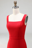 Load image into Gallery viewer, Square Neck Navy Knee Length Pencil Work Dress