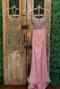 Load image into Gallery viewer, Sparkly Strapless Gold Mermaid Long Prom Dress with Slit
