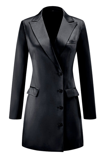 Champagne Peak Lapel Single Breasted Prom Blazer