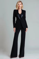 Load image into Gallery viewer, 2 Piece Red Shawl Lapel Elegant Women Prom Suits