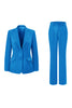 Load image into Gallery viewer, 2 Piece Dark Fuchsia Notched Lapel Women Prom Suits
