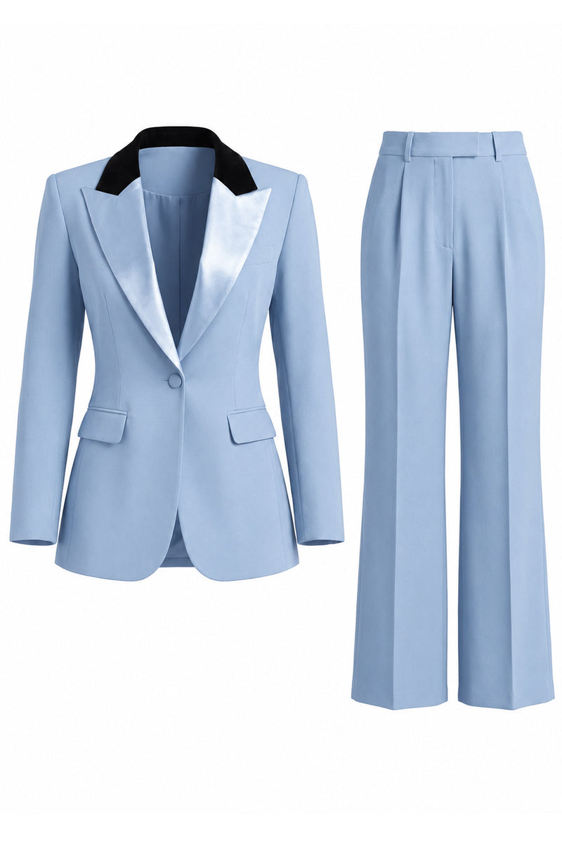 Load image into Gallery viewer, 2 Piece Dark Green Peak Lapel Single Breasted Slim Fit Prom Suits