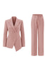 Load image into Gallery viewer, 2 Piece Fuchsia Double Breasted Women Prom Suits
