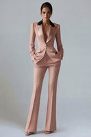 Load image into Gallery viewer, 2 Piece Dark Green Peak Lapel Single Breasted Slim Fit Prom Suits