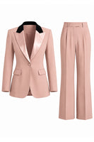 Load image into Gallery viewer, 2 Piece Dark Green Peak Lapel Single Breasted Slim Fit Prom Suits