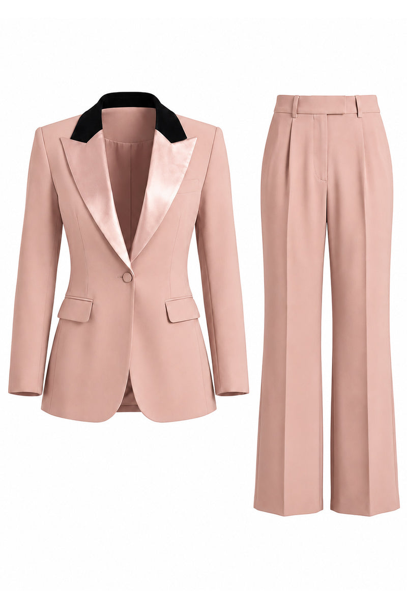 Load image into Gallery viewer, 2 Piece Dark Green Peak Lapel Single Breasted Slim Fit Prom Suits