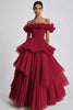 Load image into Gallery viewer, Dusty Sage Ball Gown Tulle Long Formal Dress with Ruffles