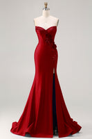 Load image into Gallery viewer, Sparkly Royal Blue Beaded Mermaid Long Corset Prom Dress with Appliques