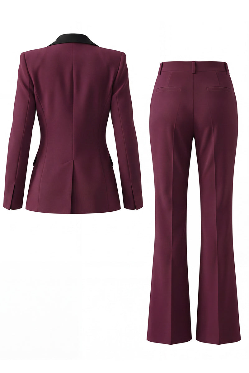 Load image into Gallery viewer, 2 Piece Dark Green Peak Lapel Single Breasted Slim Fit Prom Suits