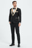 Load image into Gallery viewer, Champagne 3 Piece Shawl Lapel Men&#39;s Prom Suits