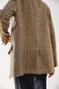 Load image into Gallery viewer, Khaki Plaid Notched Lapel Women Coat