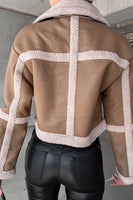 Load image into Gallery viewer, Black Fleece Buckle Thickened Short Jacket