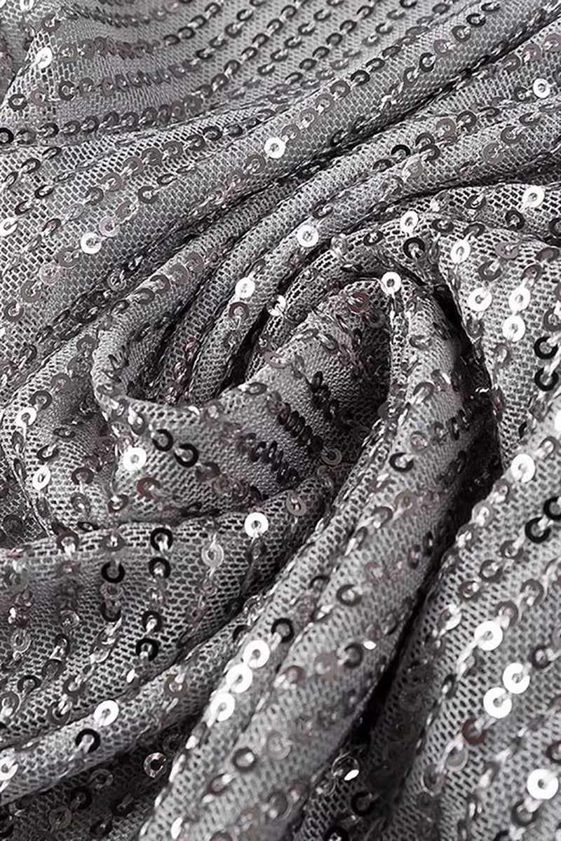 Load image into Gallery viewer, Sparkly Black Shawl Lapel Sequins 2 Piece Women Prom Suits