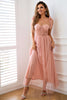 Load image into Gallery viewer, A-Line Tulle Blush Corset Prom Dress