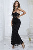Load image into Gallery viewer, Mermaid Spaghetti Straps Sage Corset Prom Dress