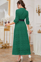 Load image into Gallery viewer, A-Line Light Purple Long Prom Dress with Sleeves