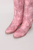 Load image into Gallery viewer, Dusty Rose Embroidered Boho Calf Cowgirl Mid Boots