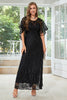 Load image into Gallery viewer, Lace Dusty Rose Mother of Bride Dress