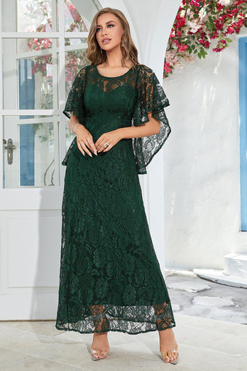 Lace Dusty Rose Mother of Bride Dress