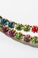 Load image into Gallery viewer, Colorful Beaded Hoop Earring