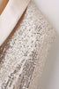 Load image into Gallery viewer, Sparkly Champagne Sequin Prom Party Blazer For Women