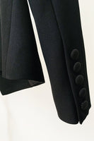 Load image into Gallery viewer, Fashionable Diamond Beaded Double Breasted Slim Women Blazer