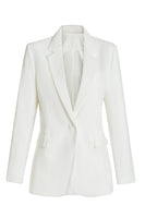 Load image into Gallery viewer, White Notched Lapel Women Blazer
