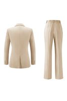 Load image into Gallery viewer, 2 Piece Lilac Peak Lapel Women Prom Suits with Sash