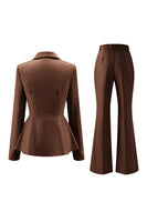 Load image into Gallery viewer, 2 Piece Grey Green Notched Lapel Women Prom Suits