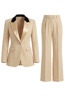 Load image into Gallery viewer, 2 Piece Dark Green Peak Lapel Single Breasted Slim Fit Prom Suits