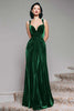 Load image into Gallery viewer, Burgundy Mermaid Velvet Thick Straps Ruched Long Holiday Party Dress