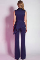 Load image into Gallery viewer, 2 Piece Grey Notched Lapel Business Suits with Sash