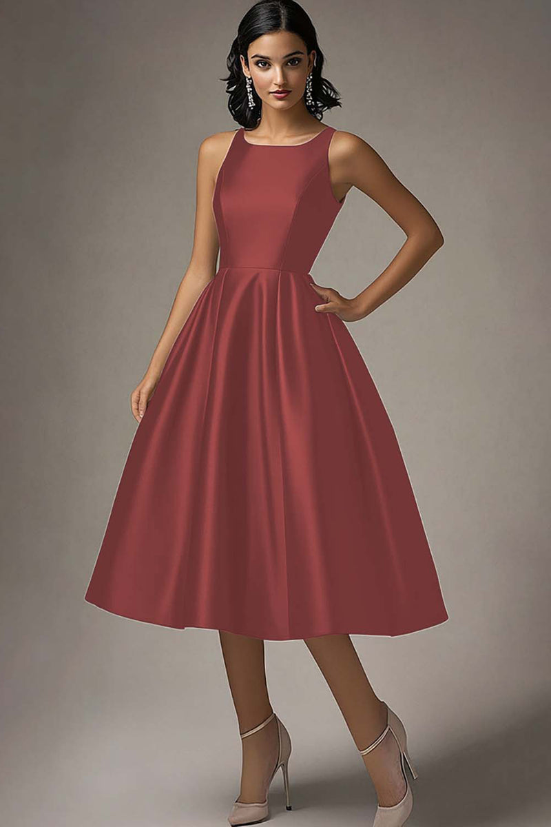 Load image into Gallery viewer, Scoop Neck Black A Line Long Formal Dress