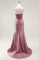 Load image into Gallery viewer, Sparkly Red Mermaid Sweetheart Long Sequin Prom Dress