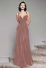 Load image into Gallery viewer, Burgundy Mermaid Velvet Thick Straps Ruched Long Holiday Party Dress