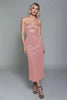 Load image into Gallery viewer, Dark Green Satin Sweetheart Sheath Ankle Length Formal Dress