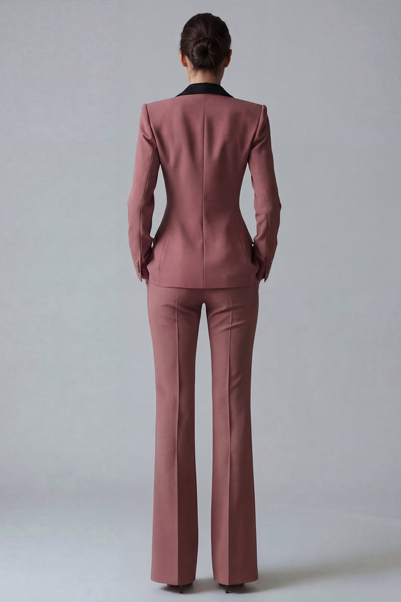 Load image into Gallery viewer, 2 Piece Dark Green Peak Lapel Single Breasted Slim Fit Prom Suits