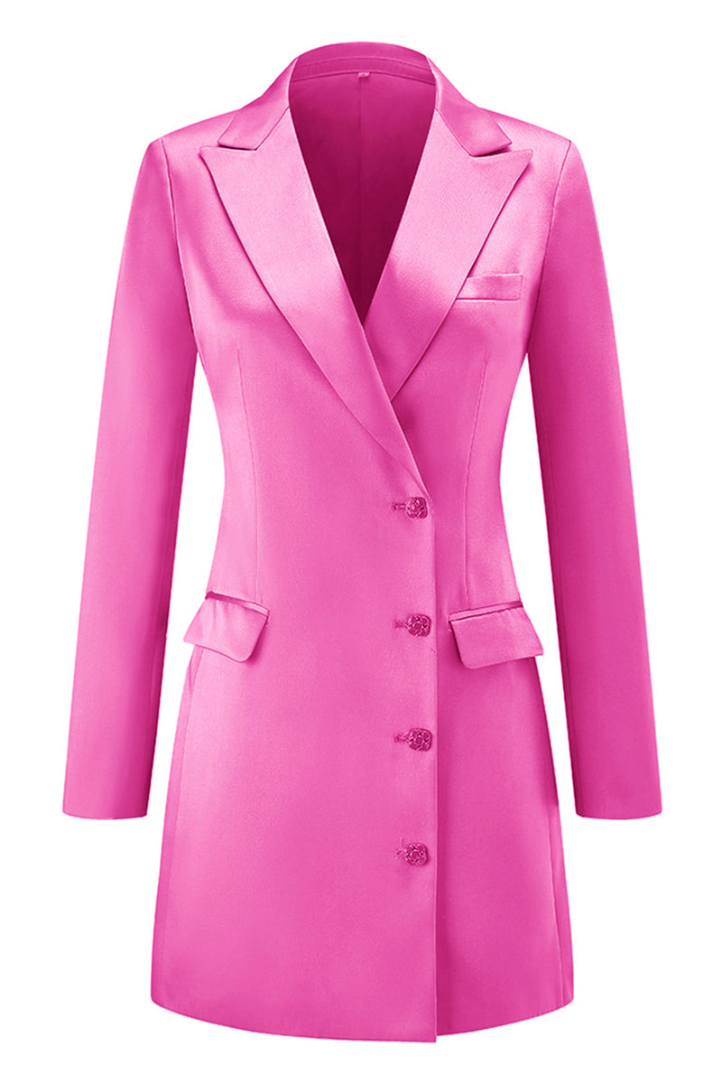 Load image into Gallery viewer, Champagne Peak Lapel Single Breasted Prom Blazer
