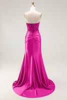 Load image into Gallery viewer, Sparkly Red Mermaid Sweetheart Long Sequin Prom Dress