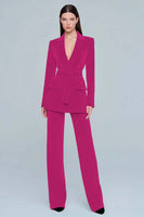 Load image into Gallery viewer, 2 Piece Dark Green Peak Lapel Prom Suits with Sash