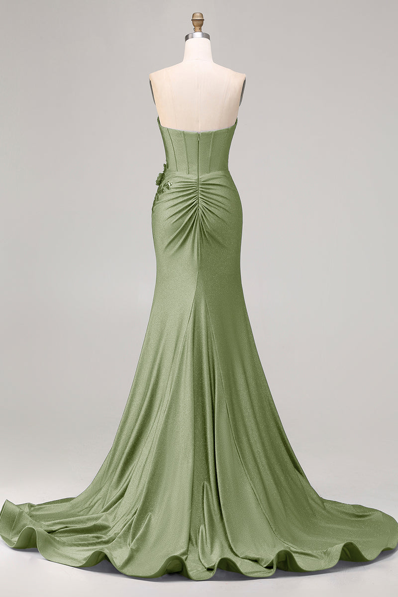 Load image into Gallery viewer, Sparkly Royal Blue Beaded Mermaid Long Corset Prom Dress with Appliques