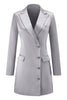Load image into Gallery viewer, Champagne Peak Lapel Single Breasted Prom Blazer