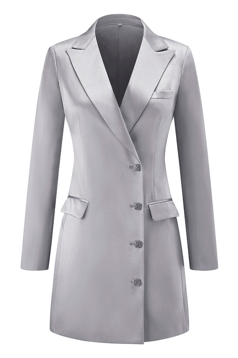 Load image into Gallery viewer, Champagne Peak Lapel Single Breasted Prom Blazer