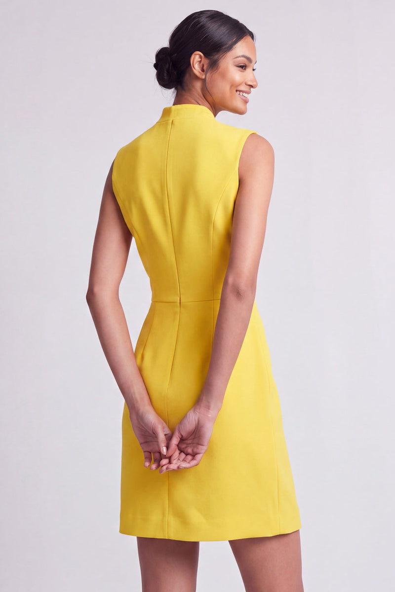 Load image into Gallery viewer, V-Neck Pink Short Single Breasted Work Dress