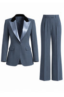 Load image into Gallery viewer, 2 Piece Dark Green Peak Lapel Single Breasted Slim Fit Prom Suits