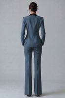 Load image into Gallery viewer, 2 Piece Dark Green Peak Lapel Single Breasted Slim Fit Prom Suits
