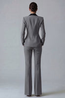 Load image into Gallery viewer, 2 Piece Dark Green Peak Lapel Single Breasted Slim Fit Prom Suits