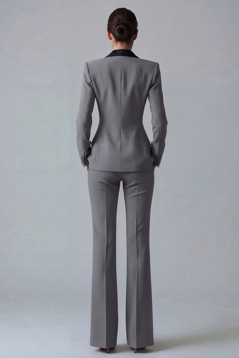 Load image into Gallery viewer, 2 Piece Dark Green Peak Lapel Single Breasted Slim Fit Prom Suits