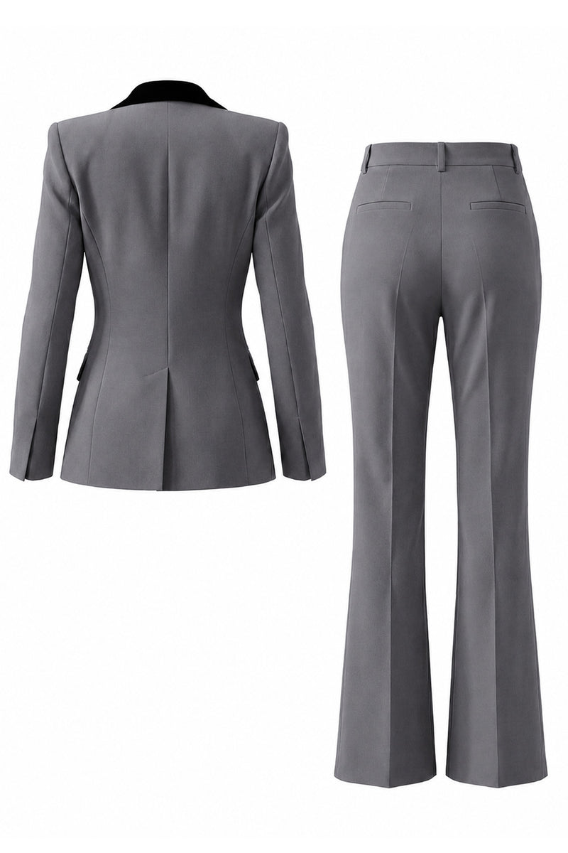 Load image into Gallery viewer, 2 Piece Dark Green Peak Lapel Single Breasted Slim Fit Prom Suits
